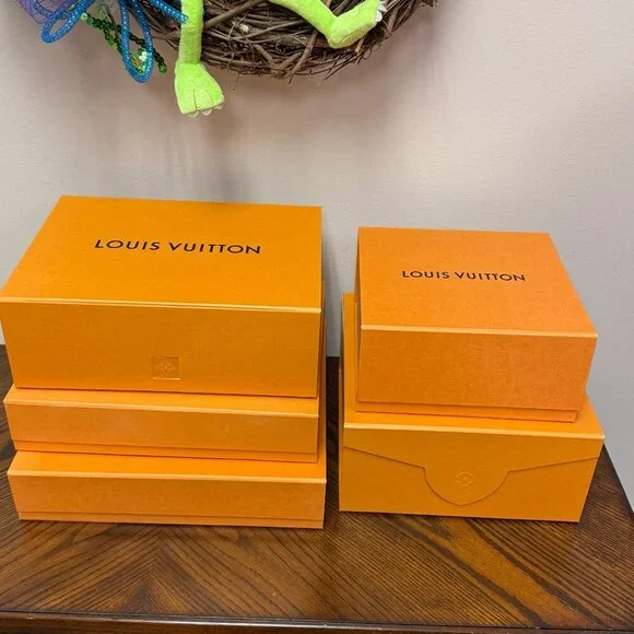 Louis Vuitton Storage Box Set – 5 Mixed Sizes (Like New)